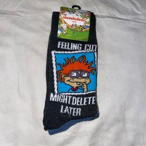 Rugrats Socks 2 Pairs Nickelodeon Crews new